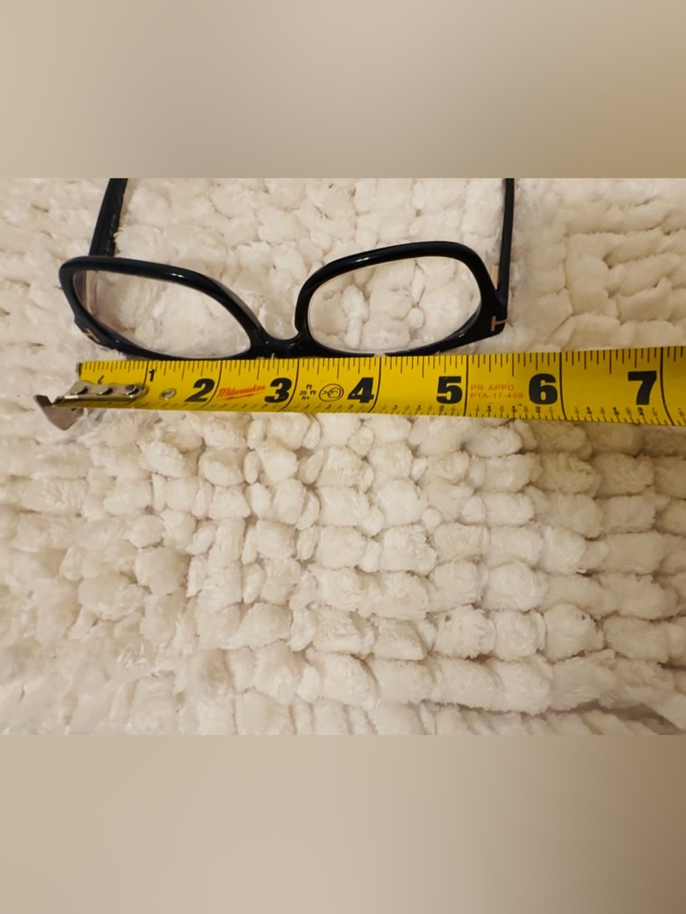 Tom Ford men's blk TF5184 glasses w/ original case, gently used. - Picture 6 of 7